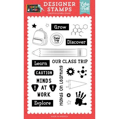 Clear Stamp Set - Minds At Work - Field Trip Collection