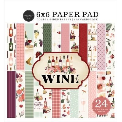 6x6 Paper Pad - Wine Collection