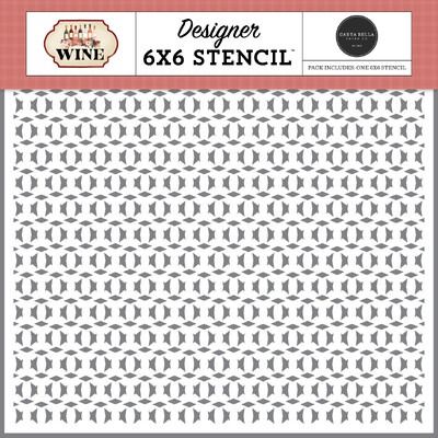 Stencil - Vineyard Trellis - Wine Collection