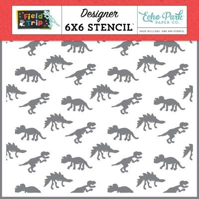 Stencil - Fossil Stomp - Field Trip Collection