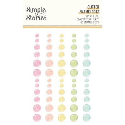 Glitter Enamel Dots - Say Cheese Classic Pooh Baby Collection