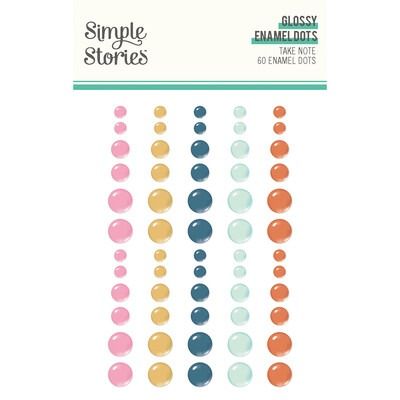 Glossy Enamel Dots - Take Note Collection