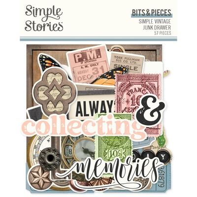 Bits &amp; Pieces - Simple Vintage Junk Drawer Collection