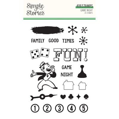Clear Stamp Set - Game Night Collection