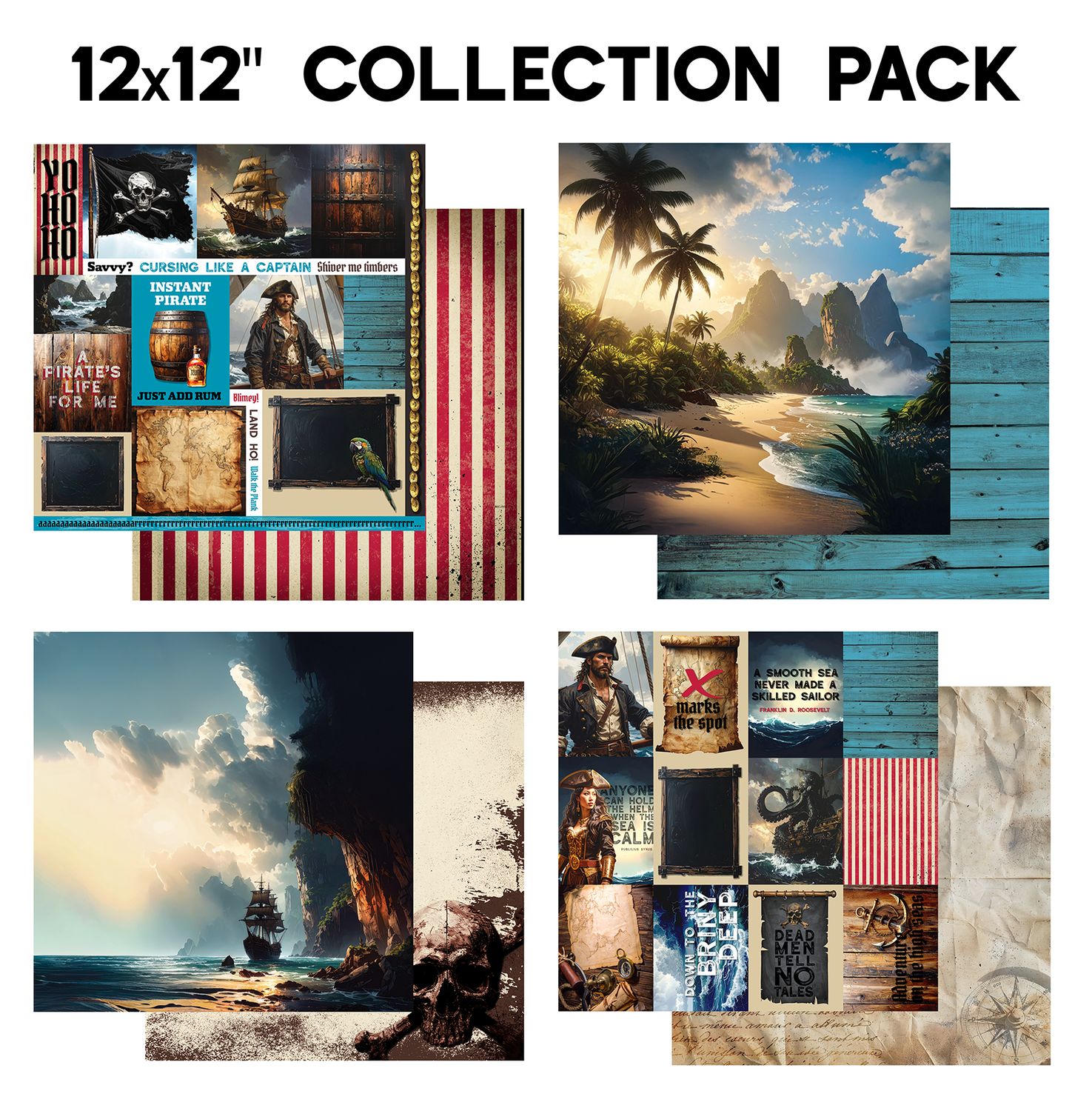 12x12 Collection Pack - A Pirate&#39;s Life Collection
