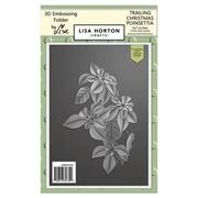 Trailing Christmas Poinsettia - 3D Embossing Folder and Die Set