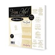 Christmas 3 - Trim Me! - Foiled Insert Pad
