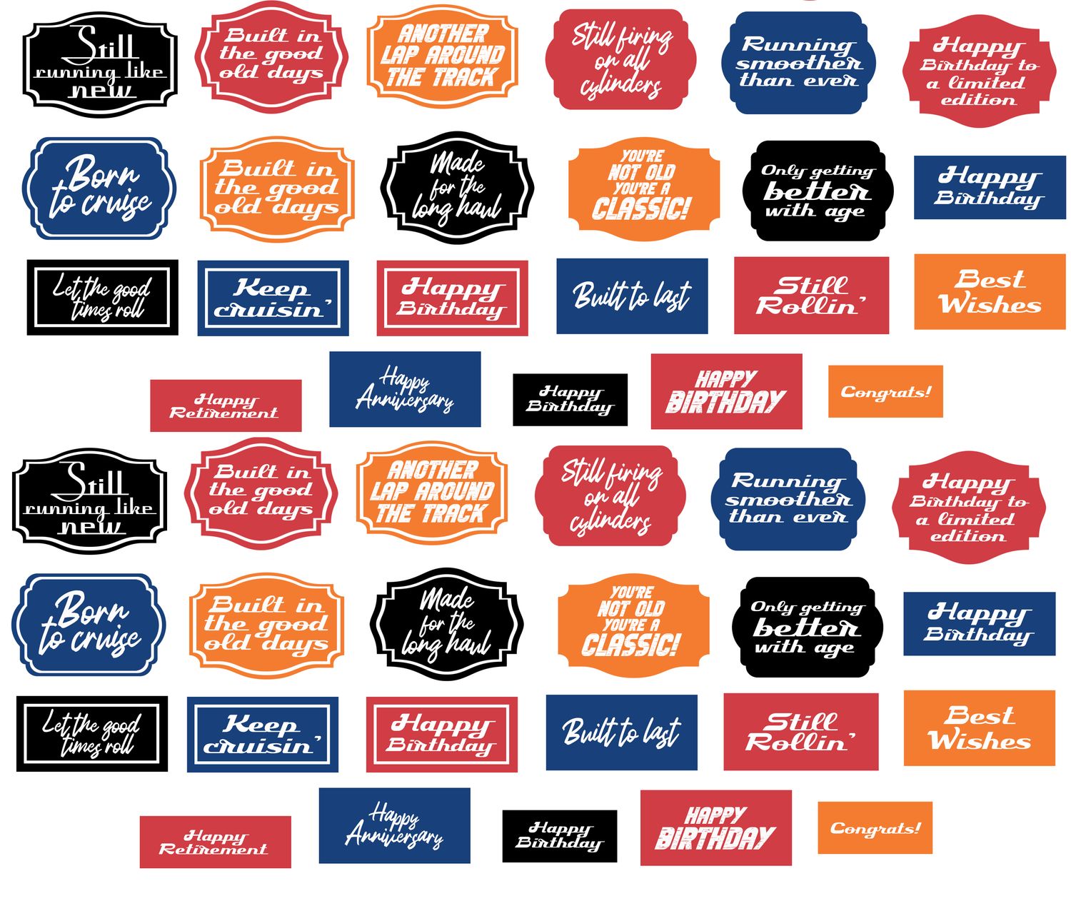 Sentiment Ephemera - Desert Classics Collection