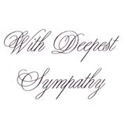 With Deepest Sympathy - Cling Stamp