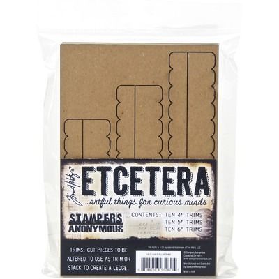 Scallop Trims (Chipboard) - Etcetera