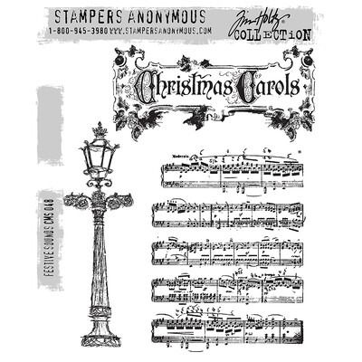 Festive Sounds - Cling Stamp Set