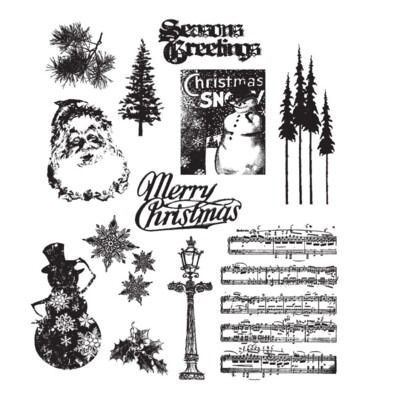Mini Holidays 2 - Cling Stamp Set