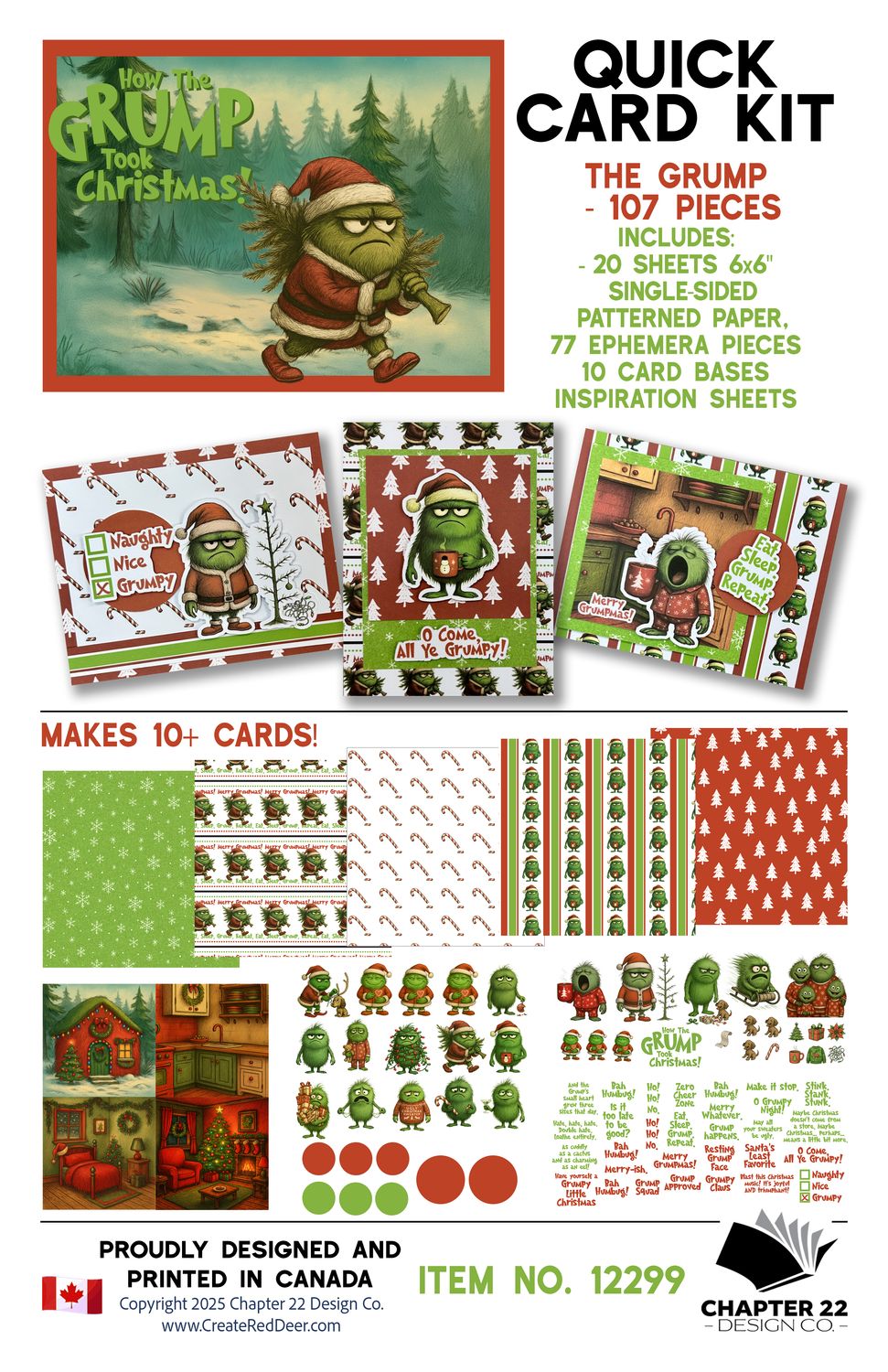 Quick Card Kit - The Grump Collection