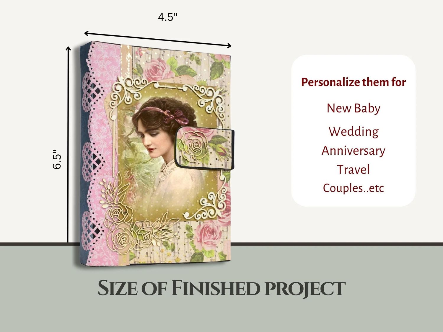 Black &amp; Kraft - Double Folio - Scrapbook Blanks - 2 pack