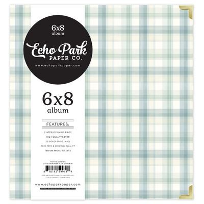 6x8 Album - Little Gentleman Plaid - Little Lullabies Baby Boy Collection
