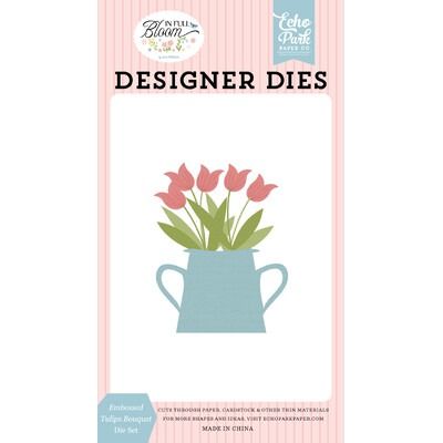 Die Set - Embossed Tulips Bouquet - In Full Bloom Collection