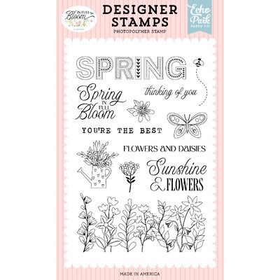 Clear Stamp Set - Flowers And Daisies - In Full Bloom Collection