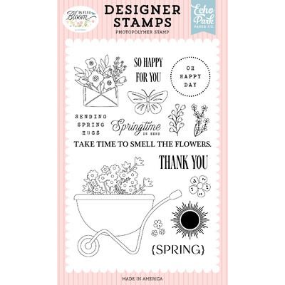 Clear Stamp Set - Sending Spring Hugs - In Full Bloom Collection