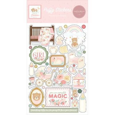 Puffy Stickers - Little Lullabies Baby Girl Collection