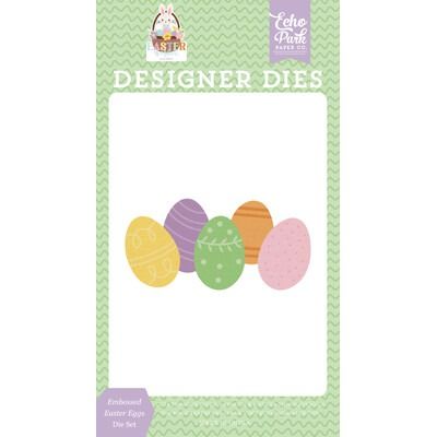 Die Set - Embossed Easter Eggs - Easter Basket Collection