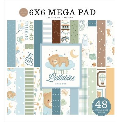 6x6 Mega Paper Pad - Little Lullabies Baby Boy Collection