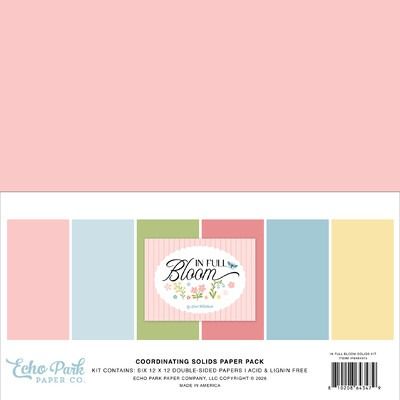 12x12 Solids Kit - In Full Bloom Collection