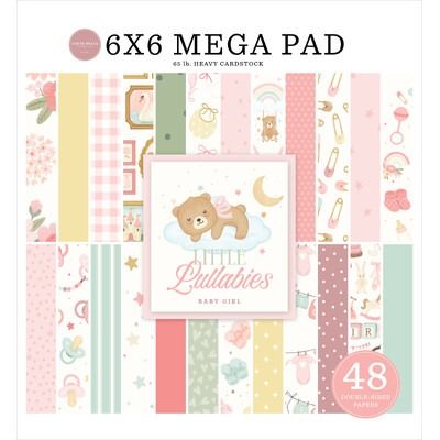 6x6 Mega Paper Pad - Little Lullabies Baby Girl Collection