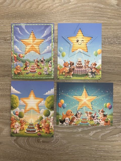 Boy Puppy Party - Eclipse Card Panels/Card Panels