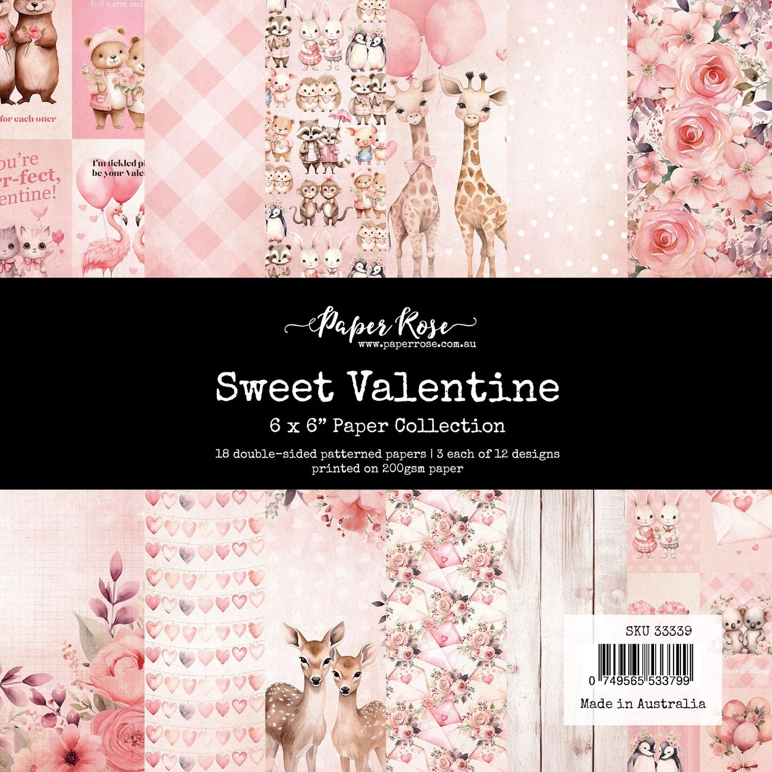 6x6 Paper Collection - Sweet Valentine Collection