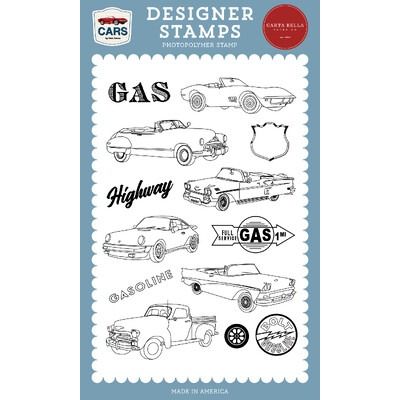 Clear Stamp Set - Vintage Vehicles - Cars Collection