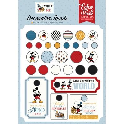 Decorative Brads - Mouse and Me Collection