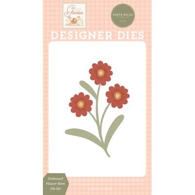 Die Set - Embossed Flower Stem - Silly Goose Collection