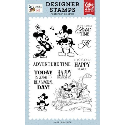 Clear Stamp Set - Retro Mouse Pal - Mouse and Me Collection