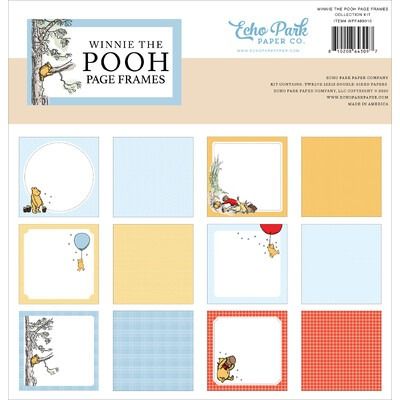 12x12 Collection Kit - Winnie The Pooh Page Frames