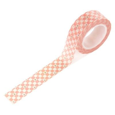 Washi Tape - Pink Painted Checkboard - Silly Goose Collection