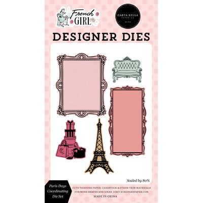 Coordinating Die Set - Paris Days - French Girl Collection