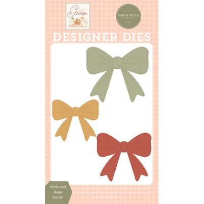 Die Set - Embossed Bows - Silly Goose Collection