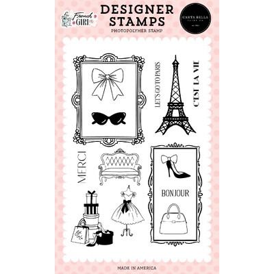 Clear Stamp Set - Paris Days - French Girl Collection
