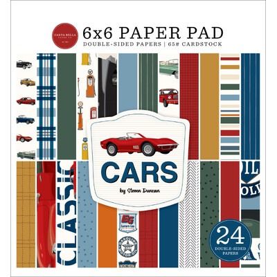6x6 Paper Pad - Cars Collection