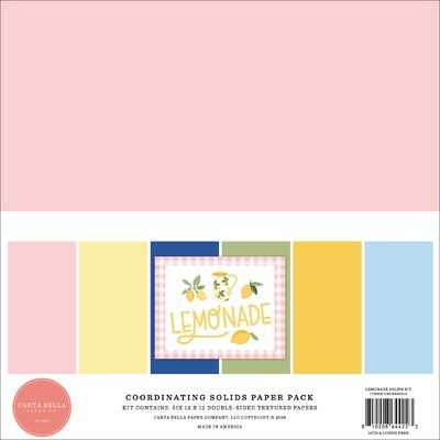 12x12 Solids Kit - Lemonade Collection