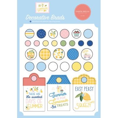 Decorative Brads - Lemonade Collection