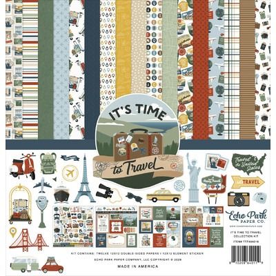 12x12 Collection Kit - It's Time to Travel Collection