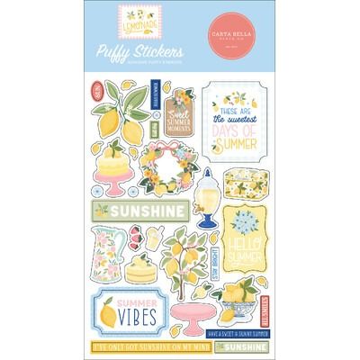 Puffy Stickers - Lemonade Collection