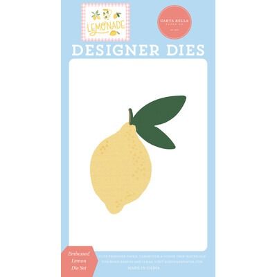 Die Set - Embossed Lemon - Lemonade Collection