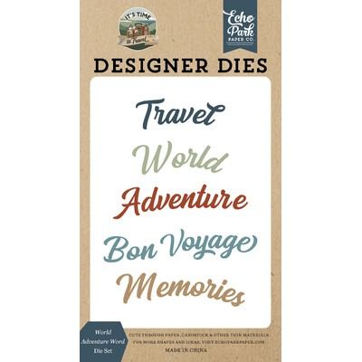 Die Set - World Adventure Word - It's Time to Travel Collection