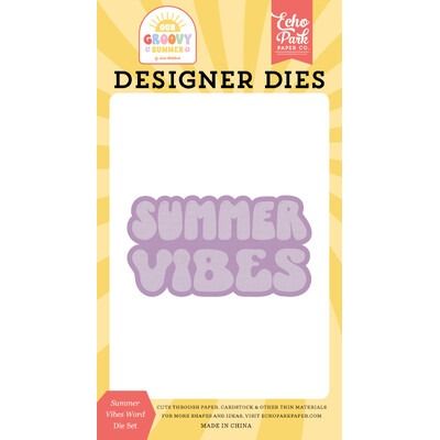 Die Set - Summer Vibes Word - Our Groovy Summer Collection