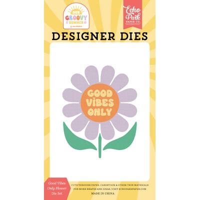 Die Set - Good Vibes Only Flower - Our Groovy Summer Collection