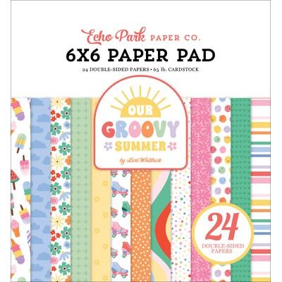 6x6 Paper Pad - Our Groovy Summer Collection