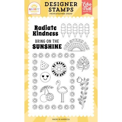Clear Stamp Set - Radiate Kindess - Our Groovy Summer Collection