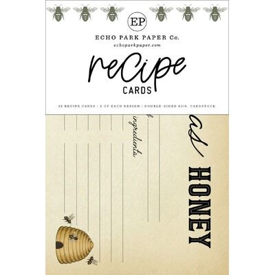 Recipe Cards - Honey Bee